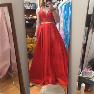 RED PROM DRESS